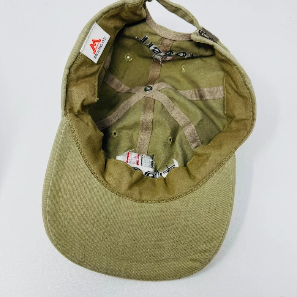 Tissot Swiss Watches Since 1853 Embroidered Khaki Tan Cotton Strapback Dad Hat